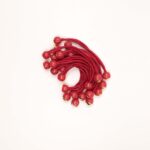 Small Round Beaded Hair Ties - Image 2