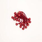 Large Round Beaded Hair Ties - Image 2