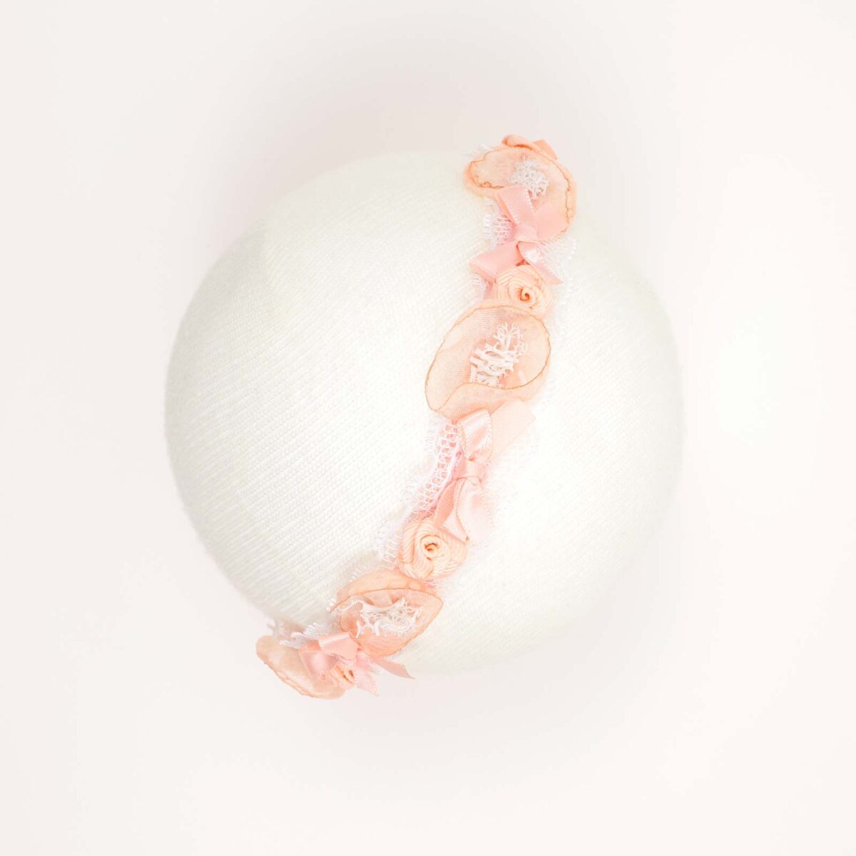 Rosette Lace Baby Headband - Image 2