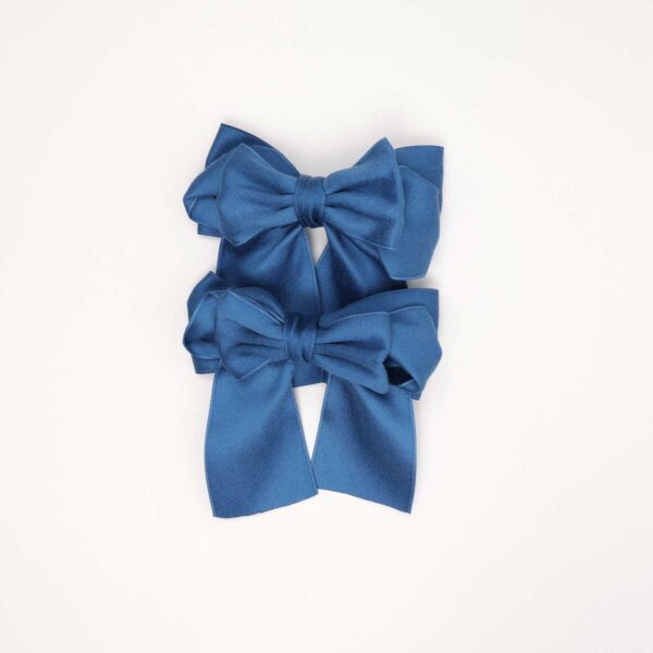 Satin Bows Hair Clips