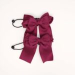 Soft Fabric Bow Hair Ties - Image 14