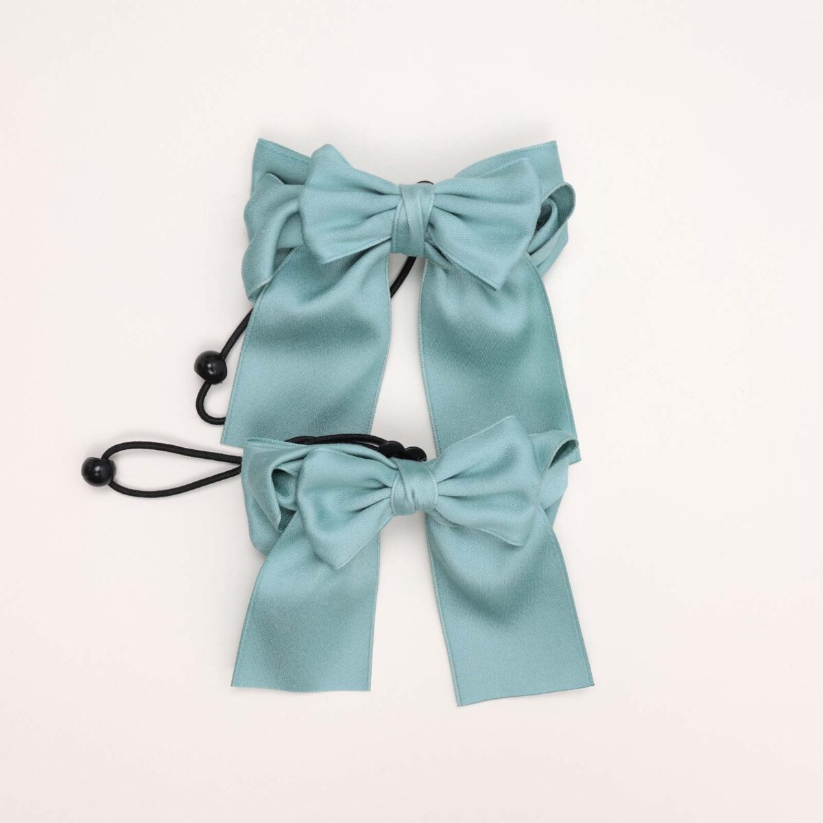 Soft Fabric Bow Hair Ties - Image 12