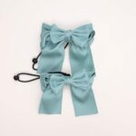 Soft Fabric Bow Hair Ties - Image 12