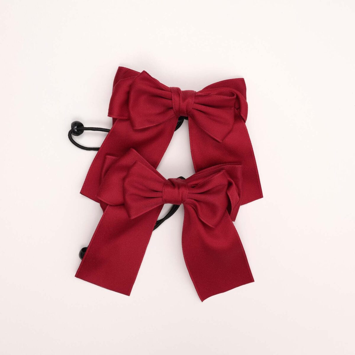 Soft Fabric Bow Hair Ties - Image 2