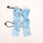 Soft Fabric Bow Hair Ties - Image 8