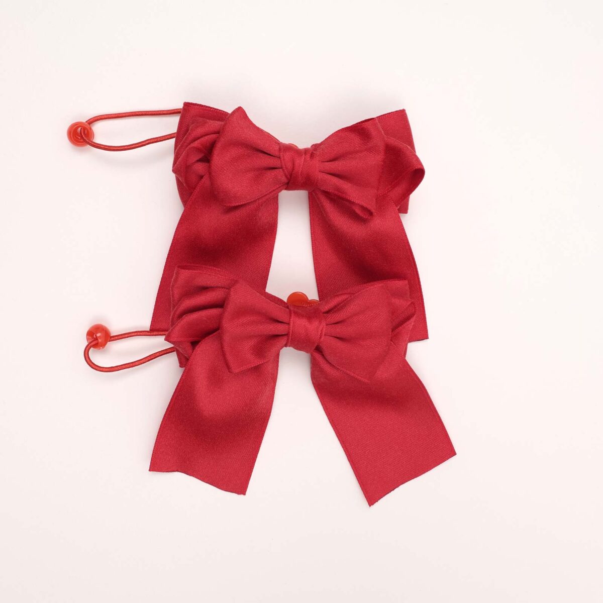 Soft Fabric Bow Hair Ties - Image 1