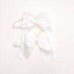 Soft Fabric Bow Hair Ties - Image 3