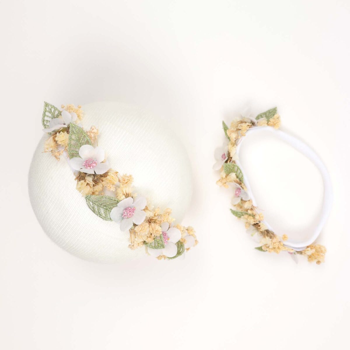 Baby Floral Crown Headband - Image 2
