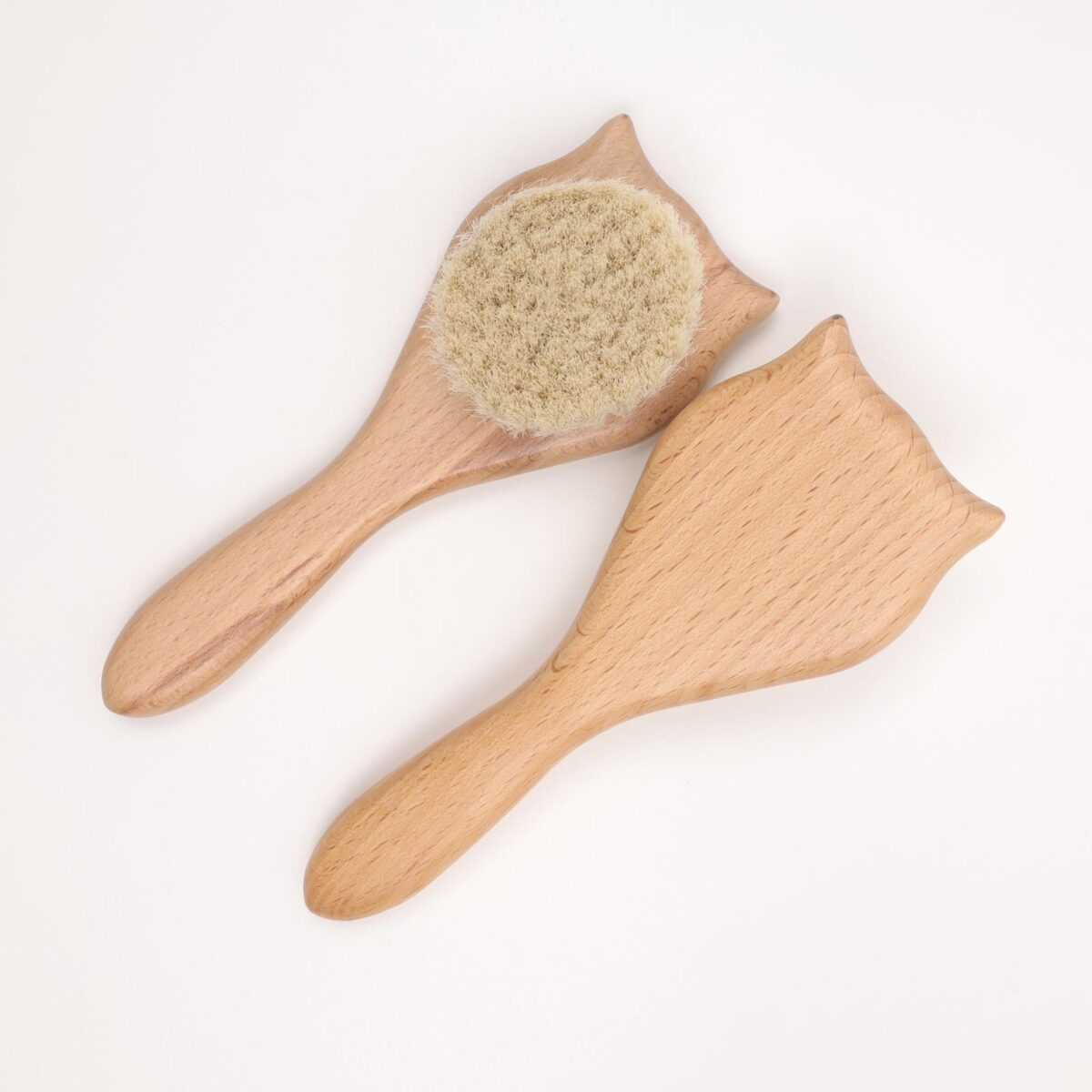 Natural Baby Cat-Ear Hair Brush - Image 2