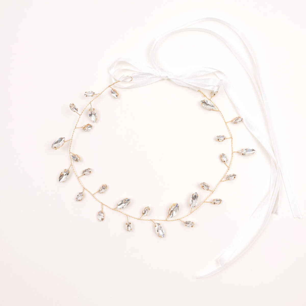 Crystal Leaf Hairband - Image 1