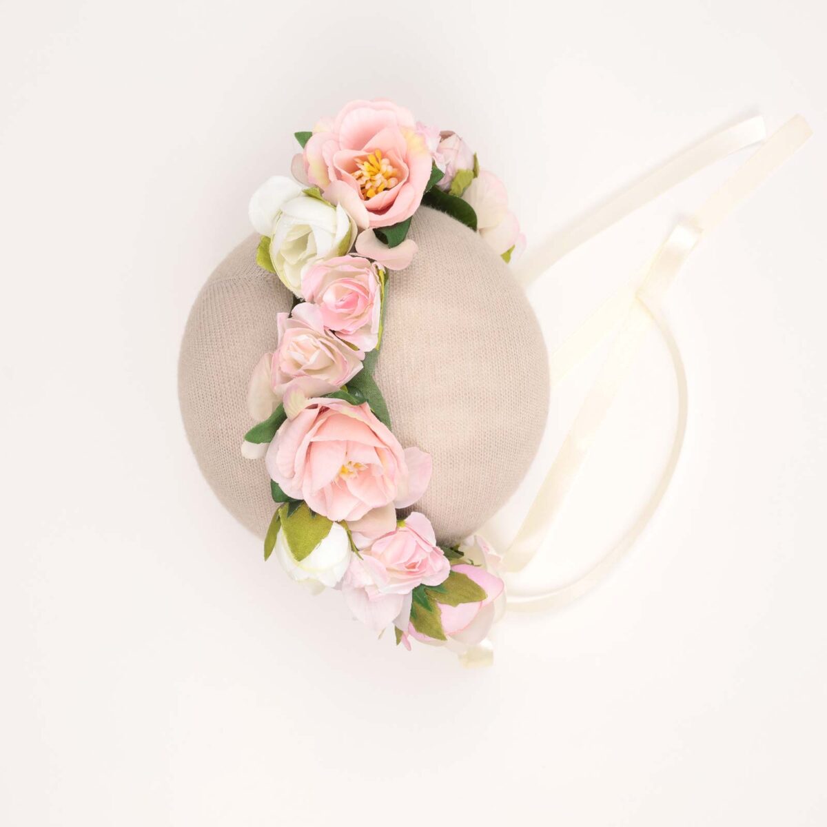 Ivory Rose Crown - Image 1
