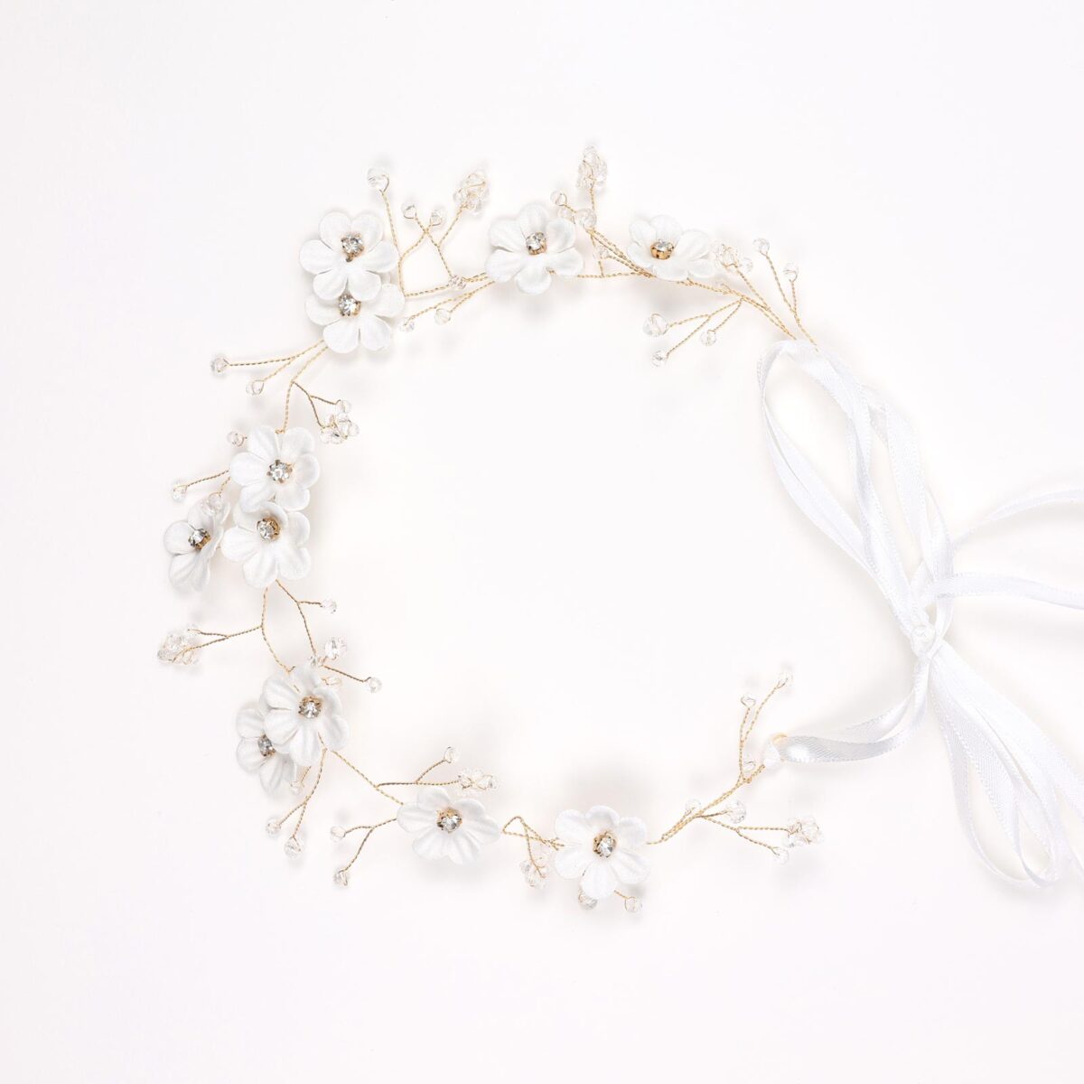 Floral Crystal Hairband - Image 2