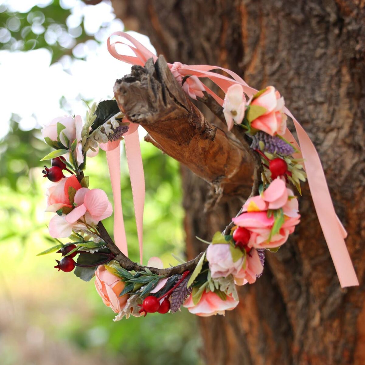 Rose & Berry Garden Crown - Image 1