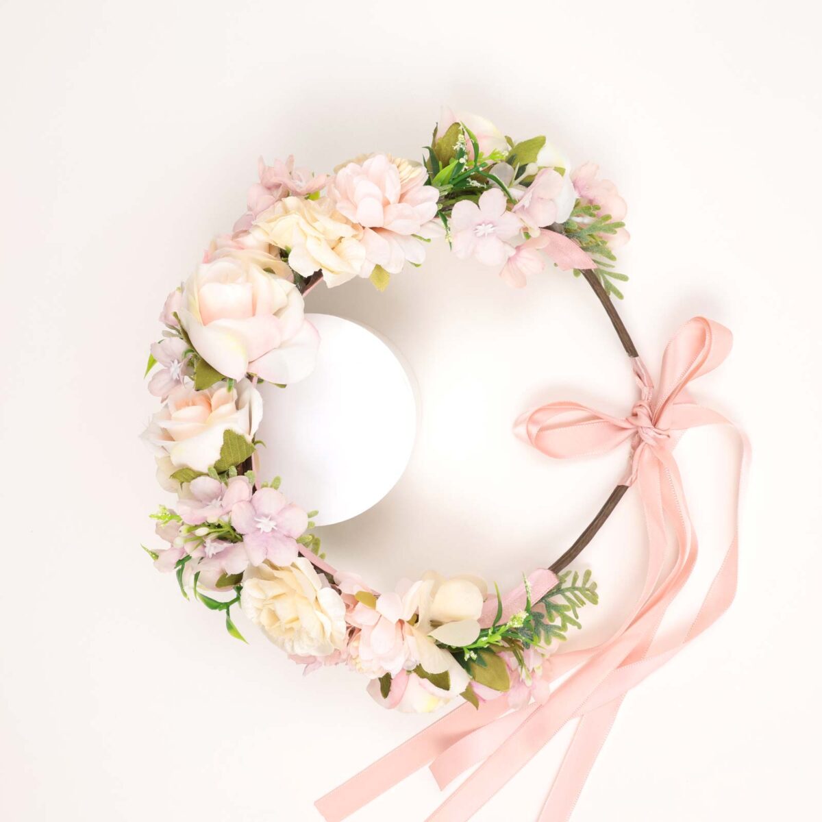 Ivory Blossom Crown - Image 1