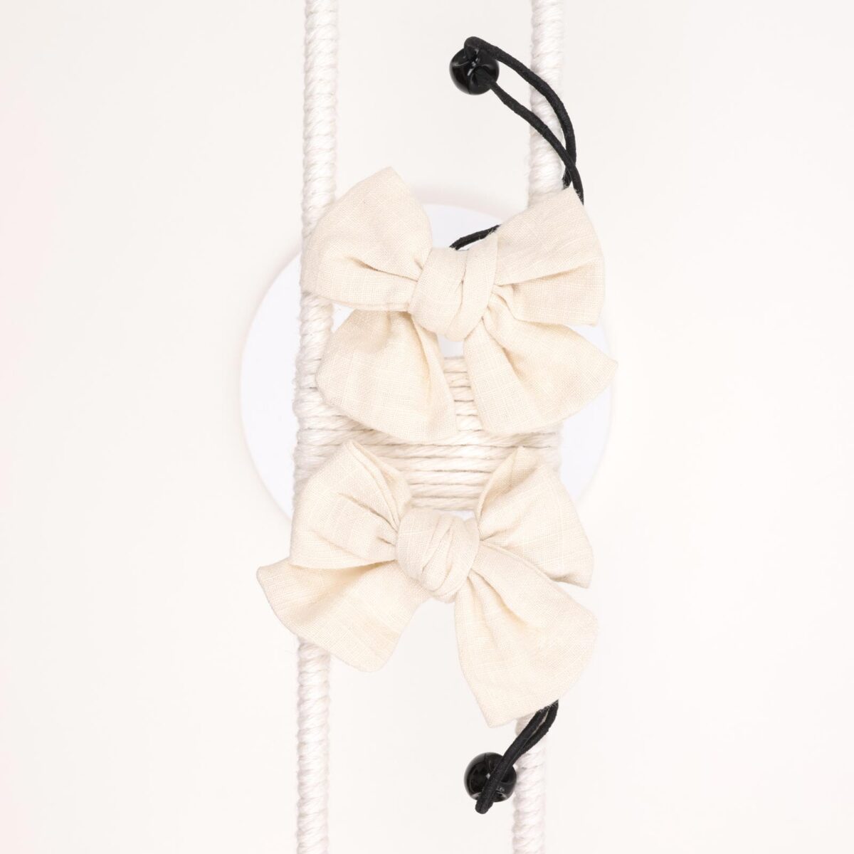 Fabric Bow Hair Ties - Image 3