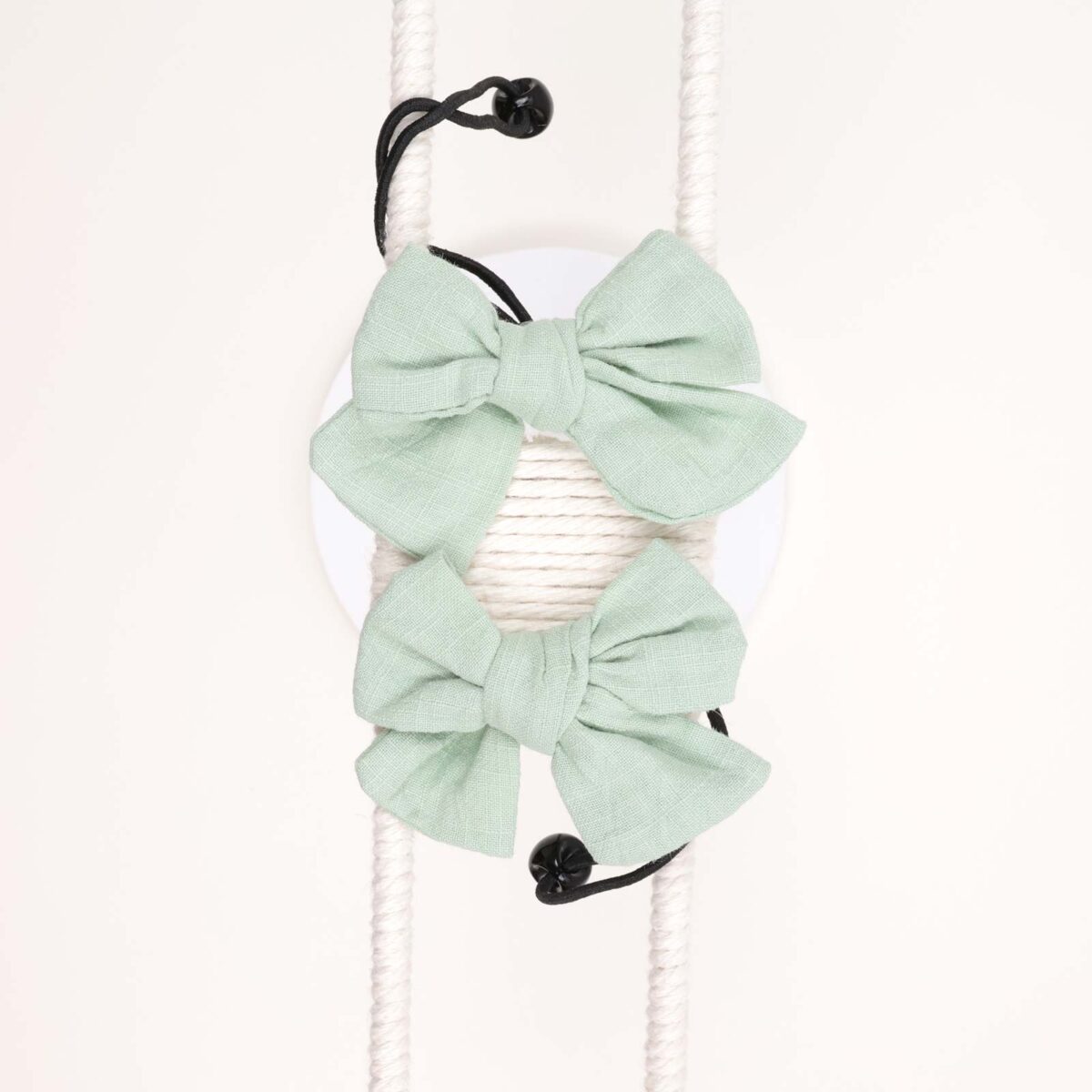 Fabric Bow Hair Ties - Image 1