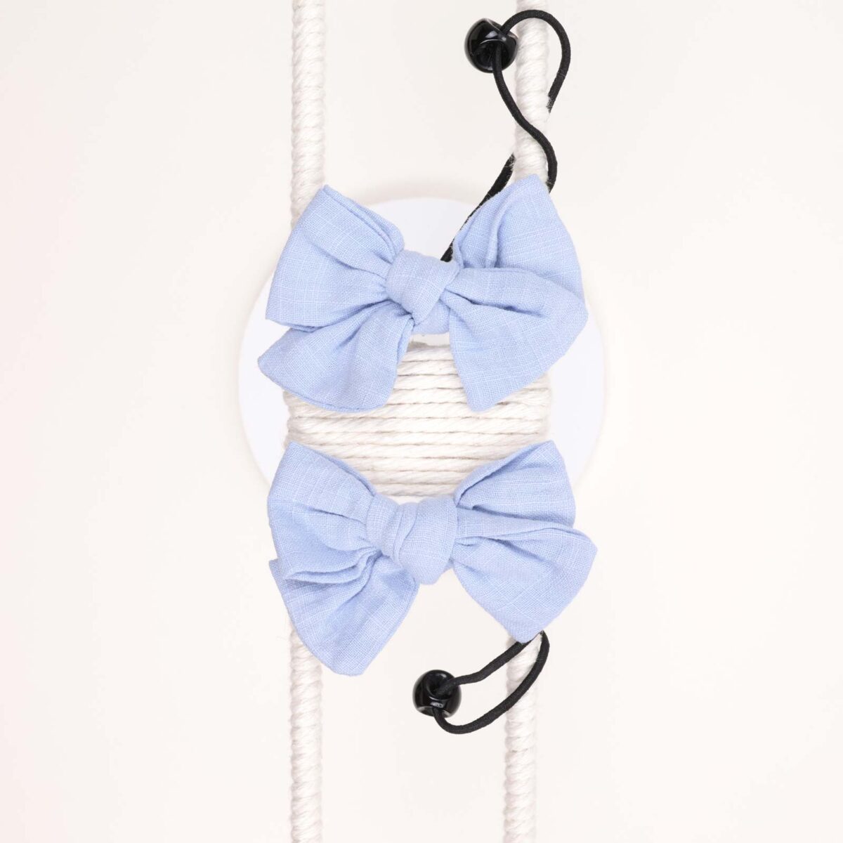 Fabric Bow Hair Ties - Image 2