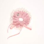 Vintage Lace Trim Scrunchie - Image 3