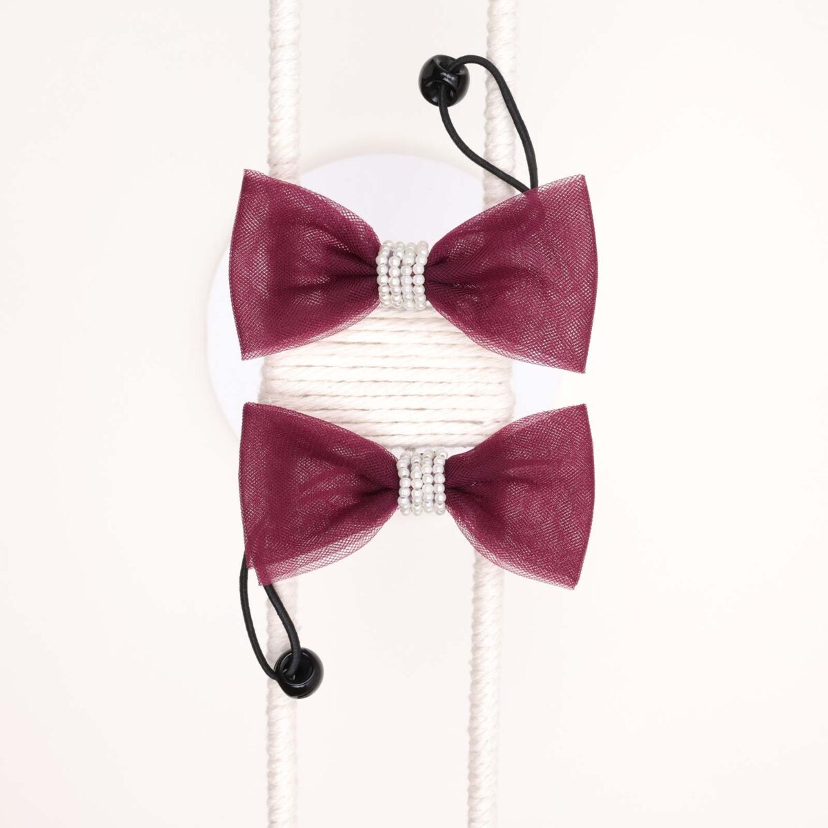 Sheer Bow Hair Ties - Image 2