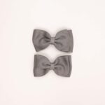 Classic Double Bow Hair Clips