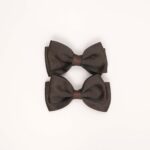 Classic Double Bow Hair Clips - Image 4