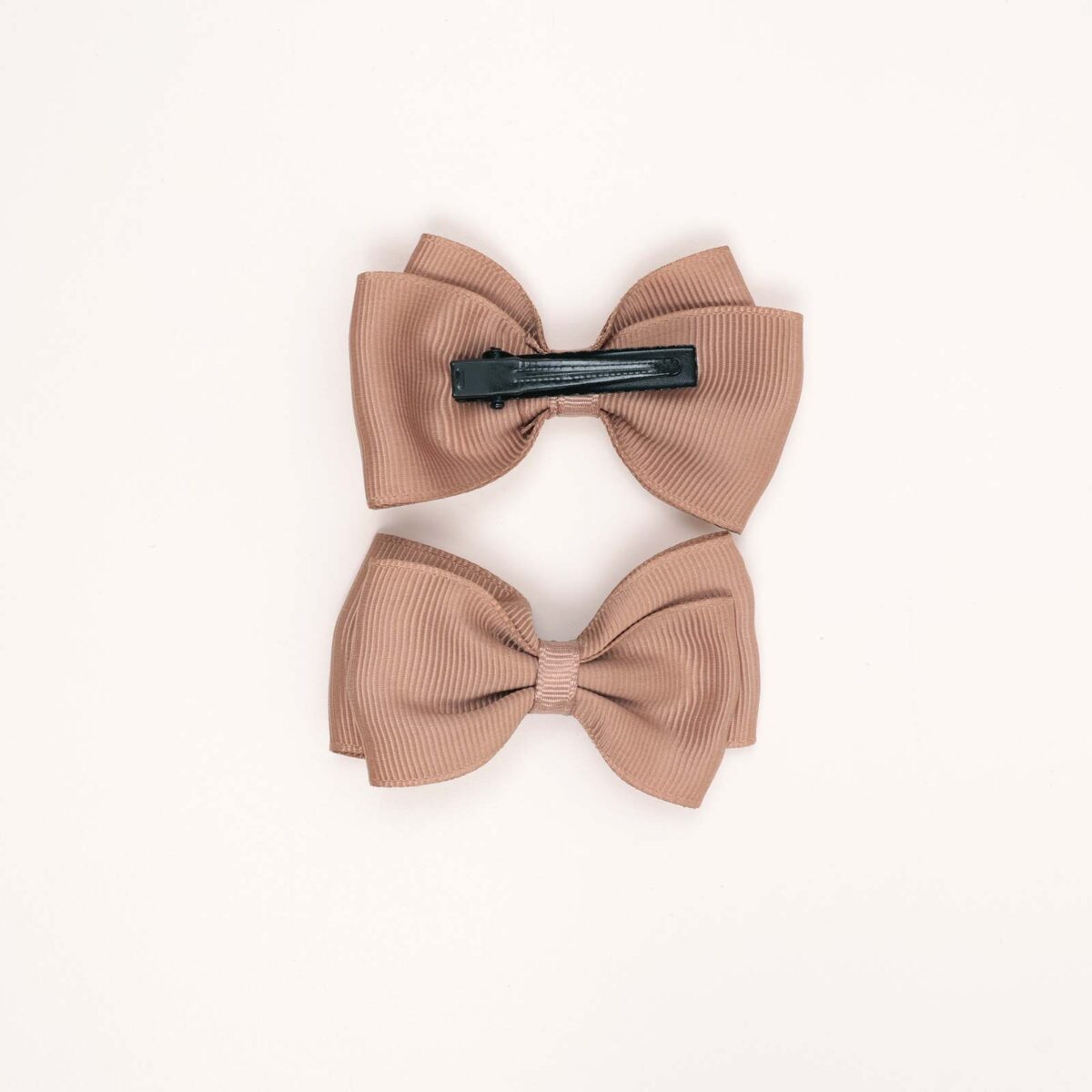 Classic Double Bow Hair Clips - Image 2