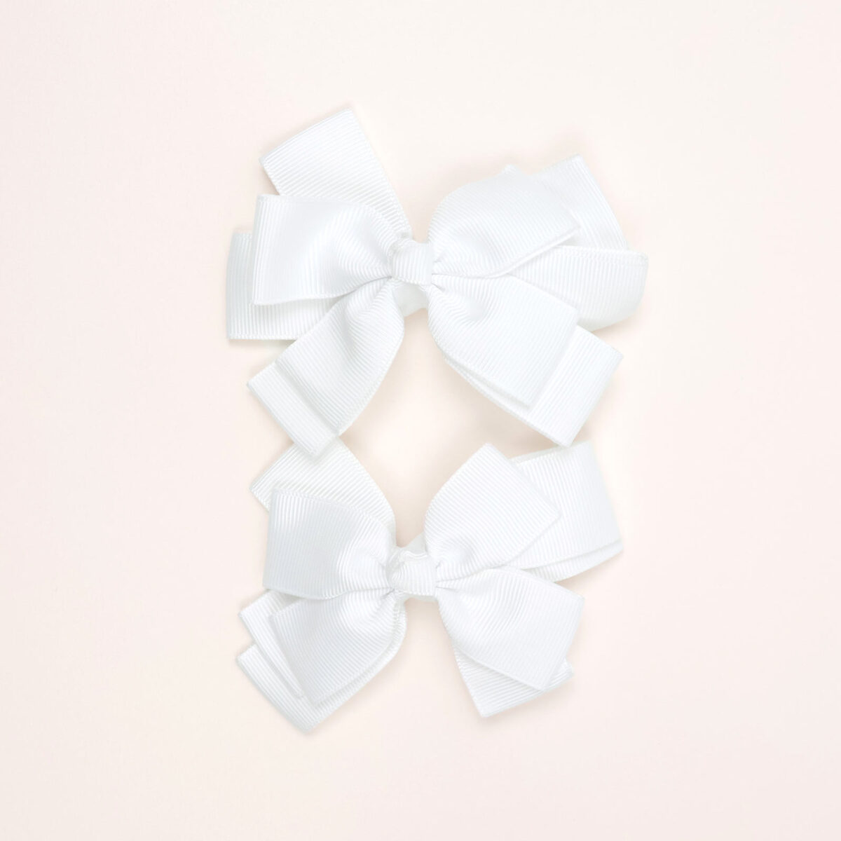 Layered Bow Hair Clips - Image 1