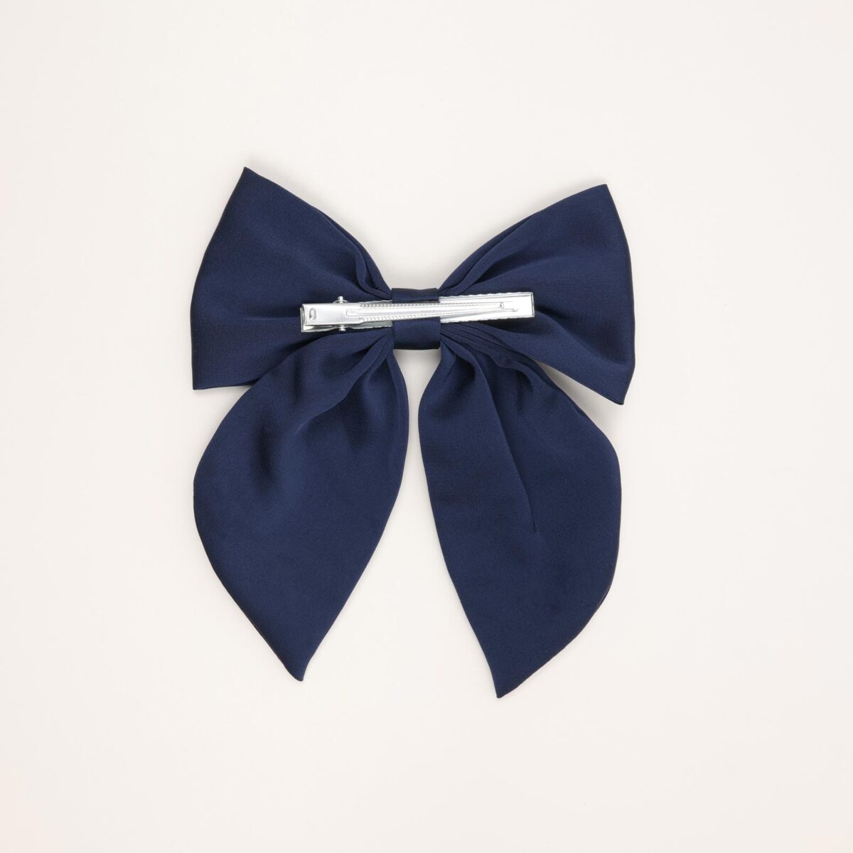 Satin Short-Tail Bow Hair Clip - Image 3