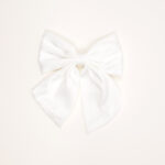 Satin Short-Tail Bow Hair Clip - Image 2