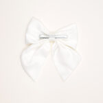 Satin Short-Tail Bow Hair Clip - Image 4