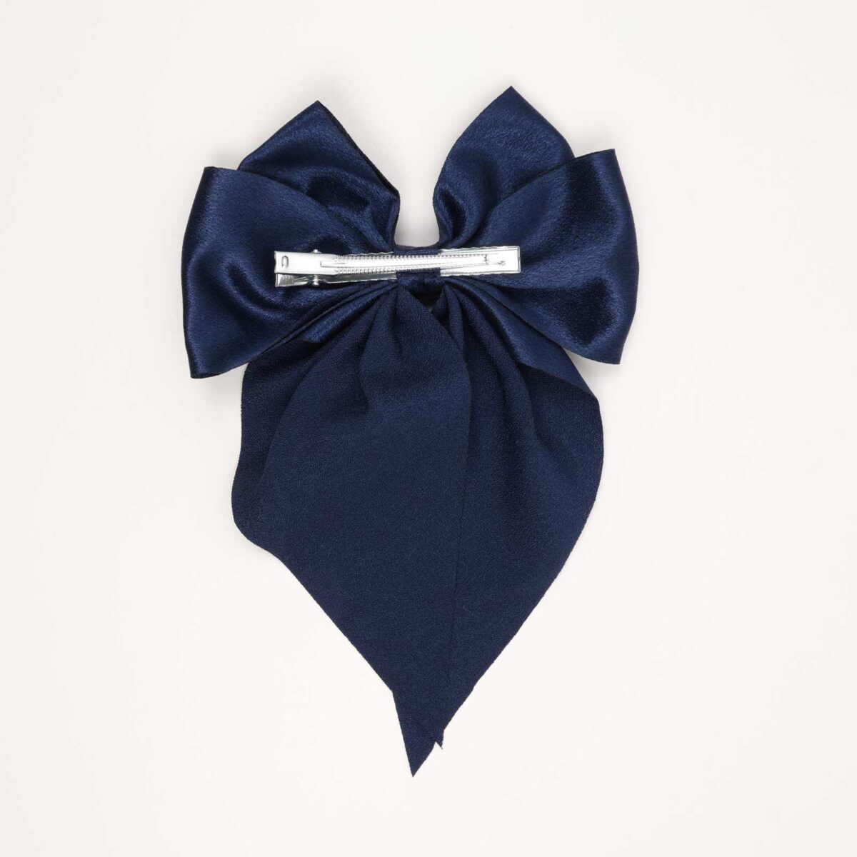 Glossy Long-Tail Bow Hair Clip - Image 3