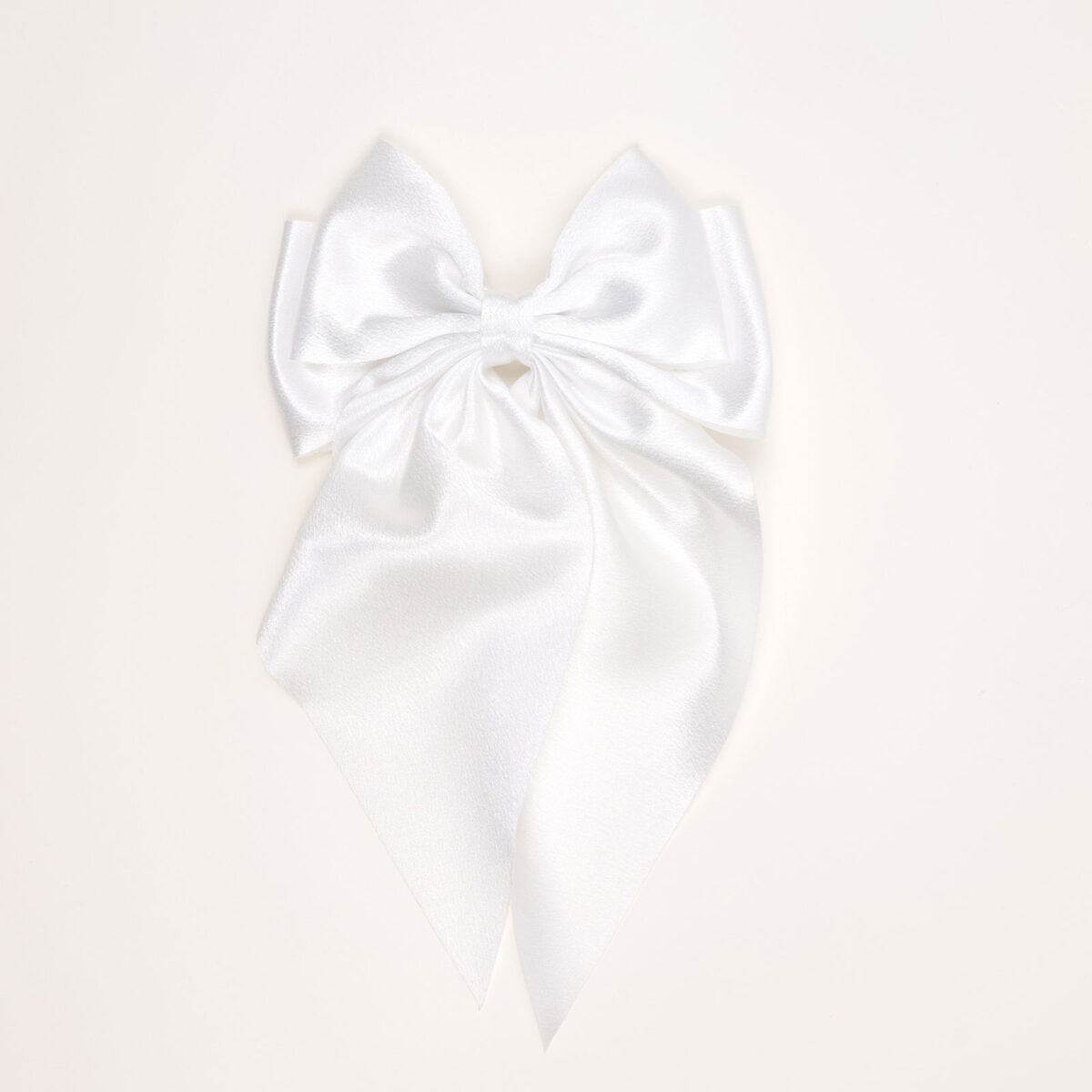 Glossy Long-Tail Bow Hair Clip - Image 2