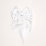 Glossy Long-Tail Bow Hair Clip - Image 2