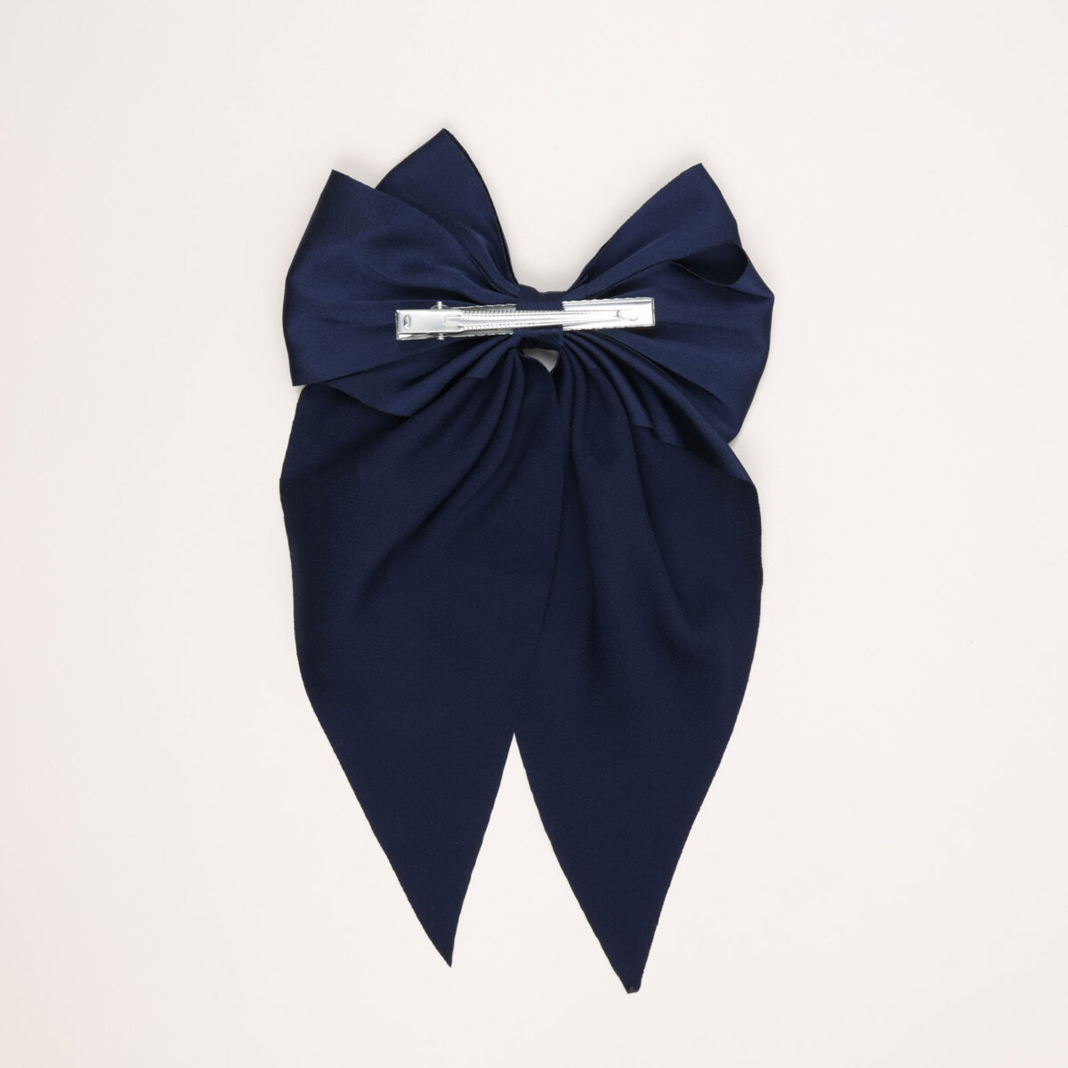 Satin Long-Tail Bow Hair Clip - Image 3