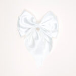 Glossy Short-Tail Bow Hair Clip - Image 2