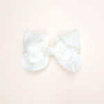 Textured Ribbon Bow Hair Clip