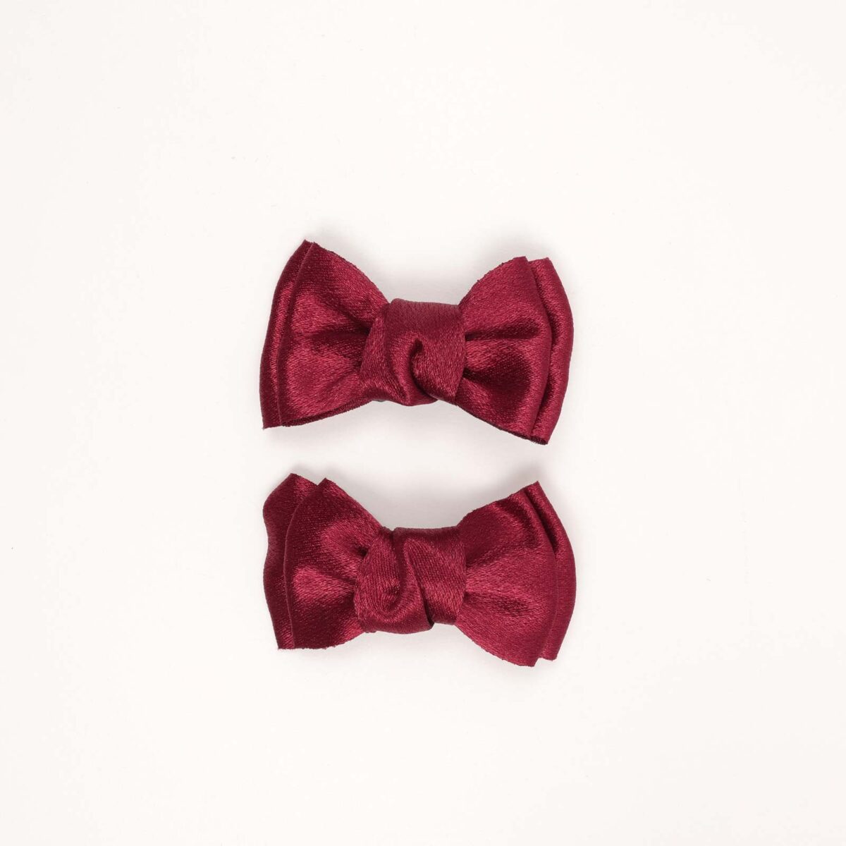 Satin Bow Hair Clips - Image 1