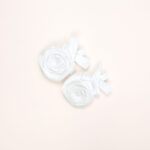 Rose Bow Hair Clips