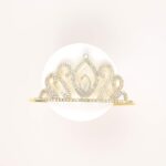 Teardrop Rhinestone Queen Crown