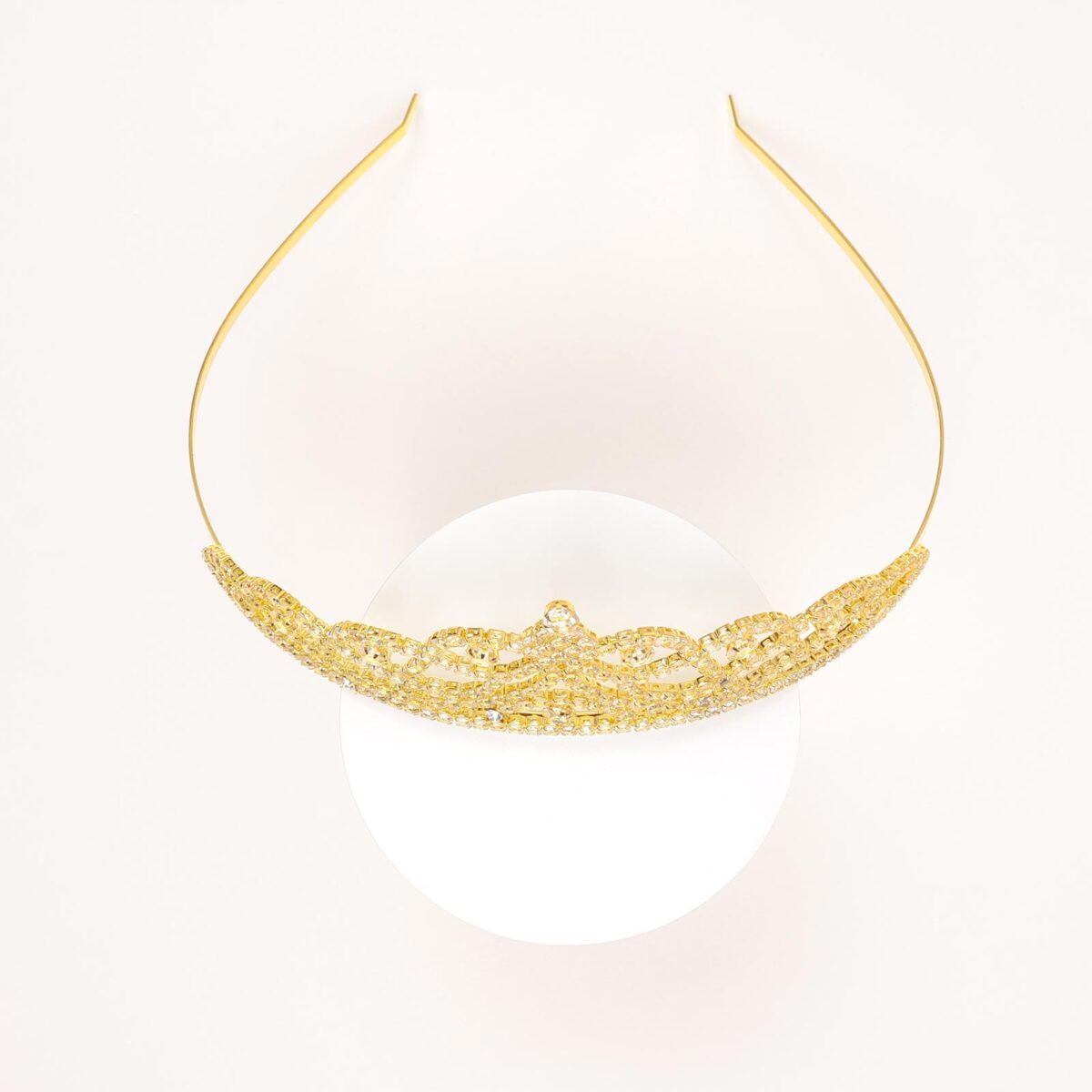 Crystal Filigree Queen Crown - Image 3