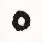Soft Polka Ruffle Hair Scrunchie - Image 2