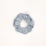 Striped Crochet-Trim Scrunchie - Image 2