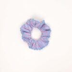 Striped Crochet-Trim Scrunchie - Image 5