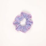Striped Crochet-Trim Scrunchie - Image 6