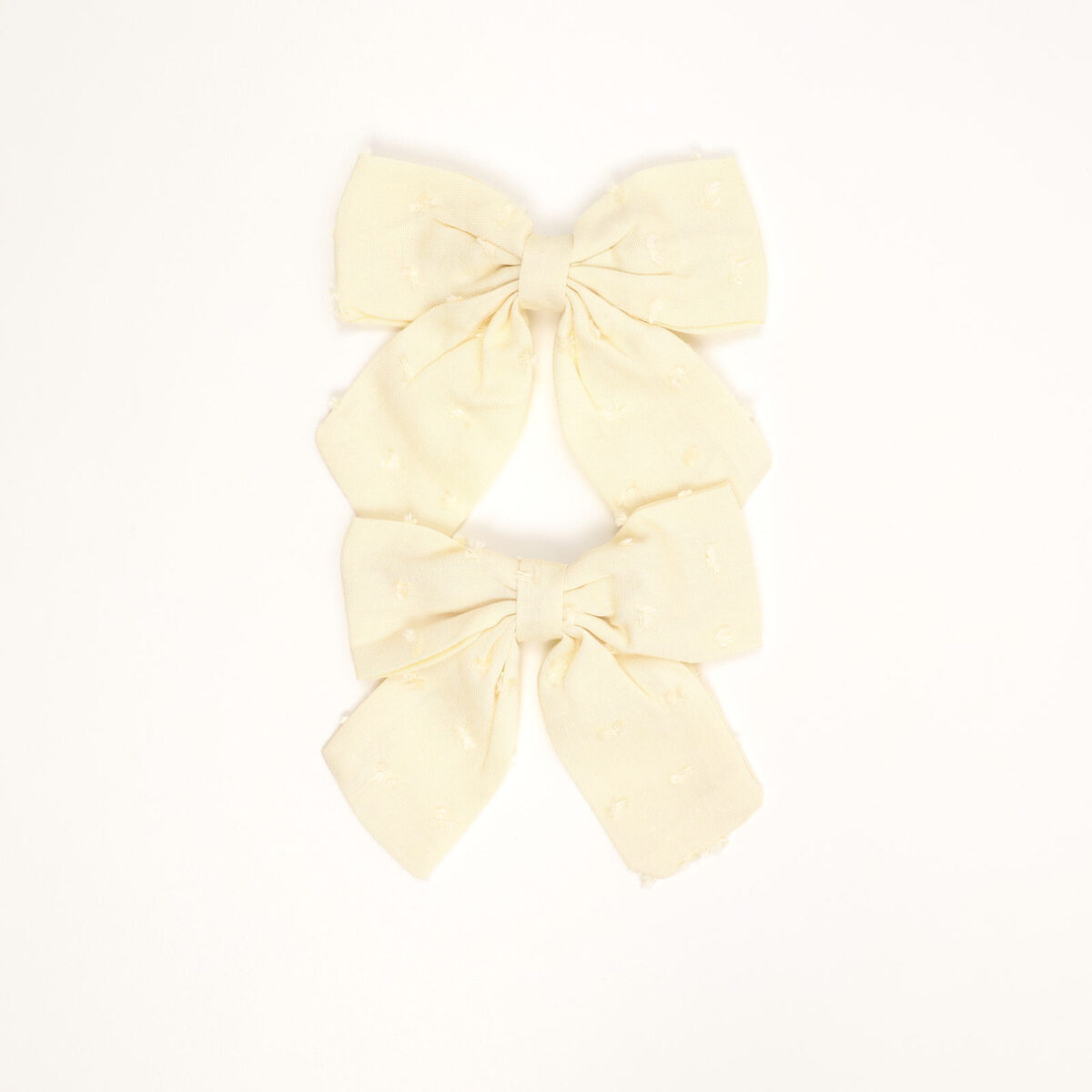 Textured Fabric Hair Clips - Image 7