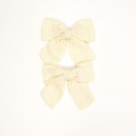 Textured Fabric Hair Clips - Image 7