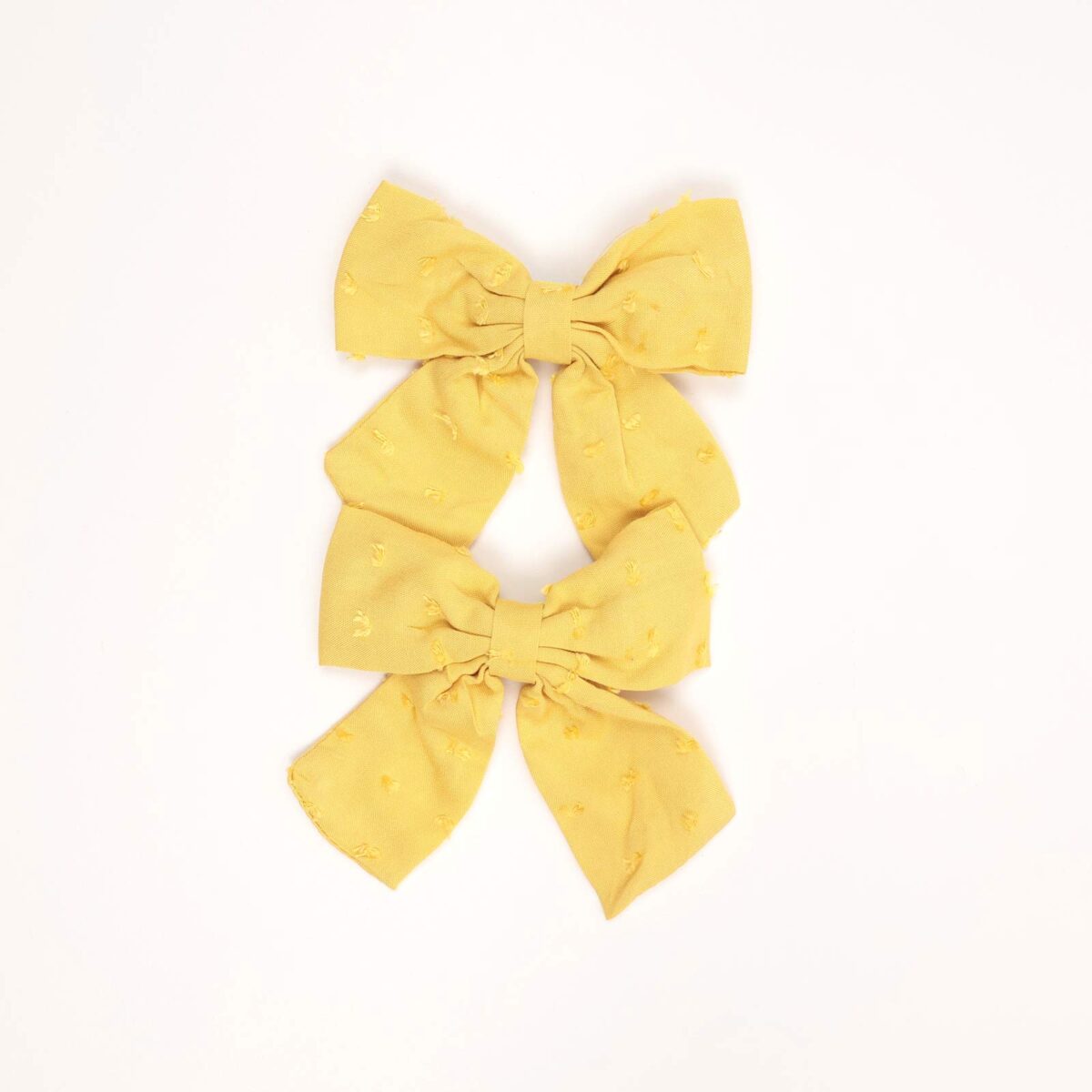 Textured Fabric Hair Clips - Image 6