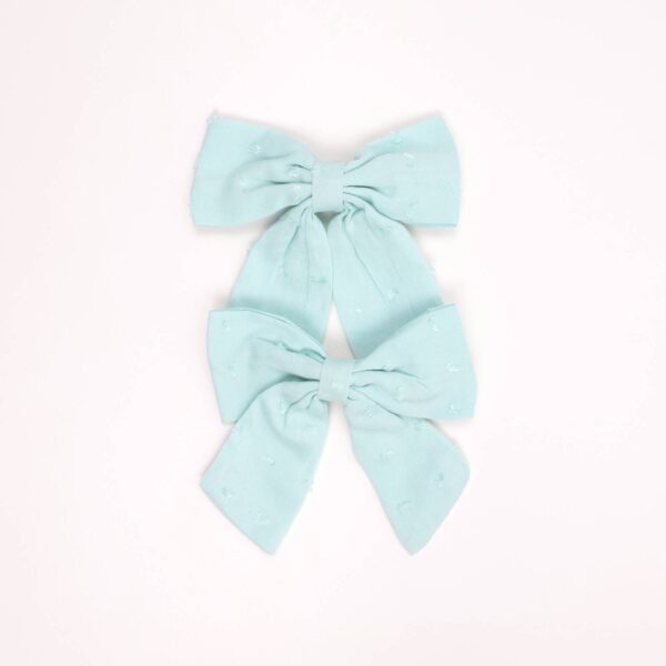 Textured Fabric Hair Clips