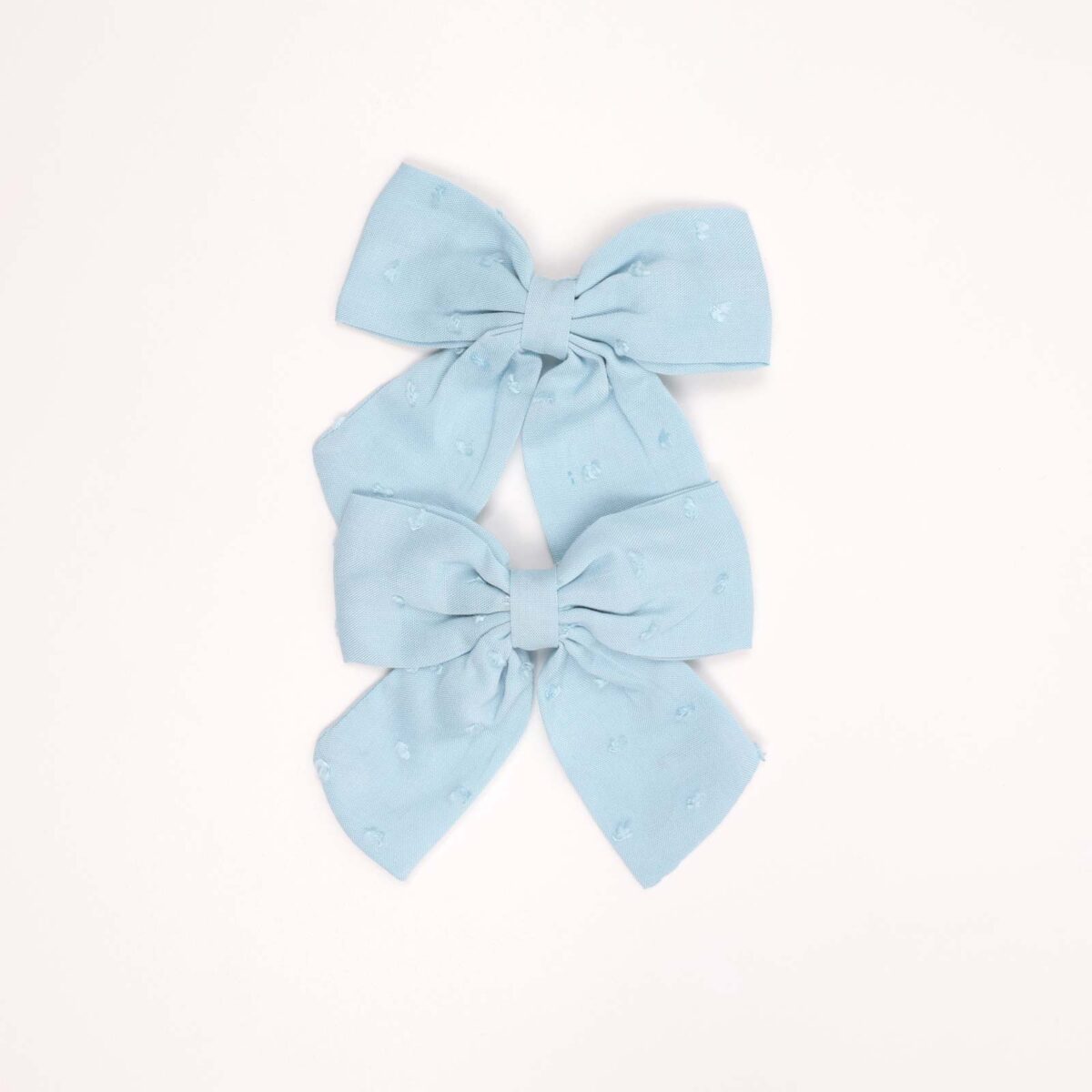 Textured Fabric Hair Clips - Image 5