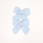 Textured Fabric Hair Clips - Image 6